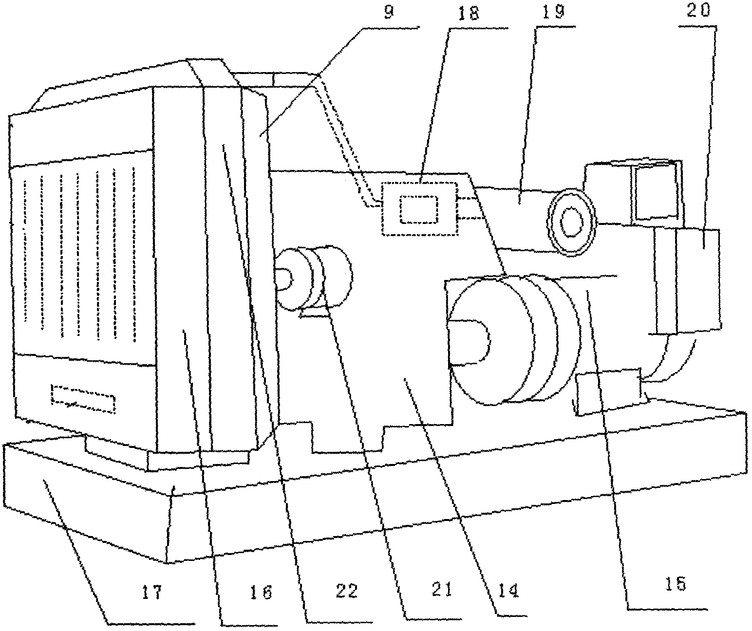 Diesel power generator with trinity heat radiators