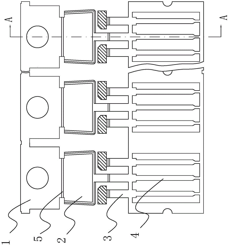 A kind of lead frame copper plating method, lead frame, lead frame row