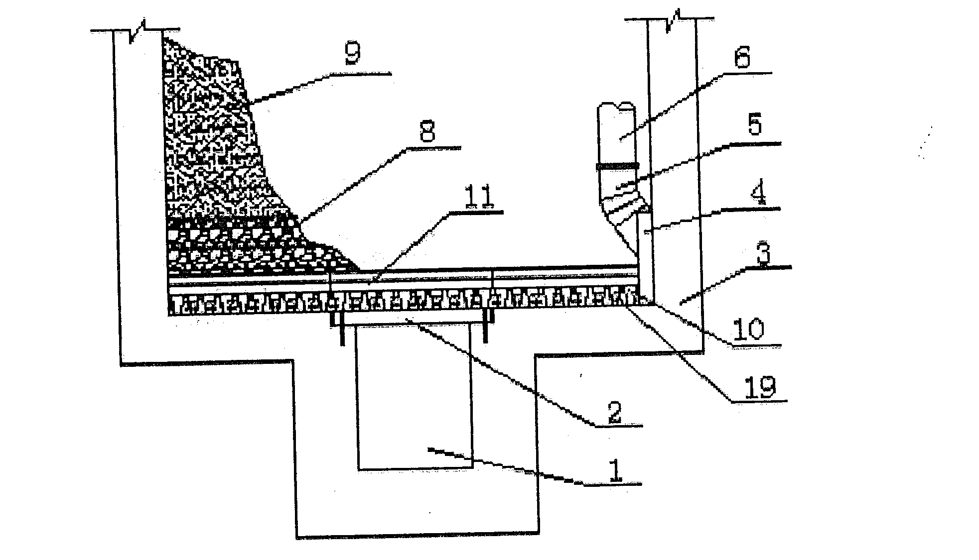 Air distribution system of filter