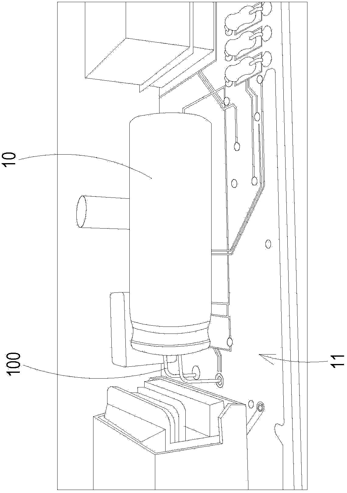 Thin electronic ballast and manufacturing method of thin electronic ballast