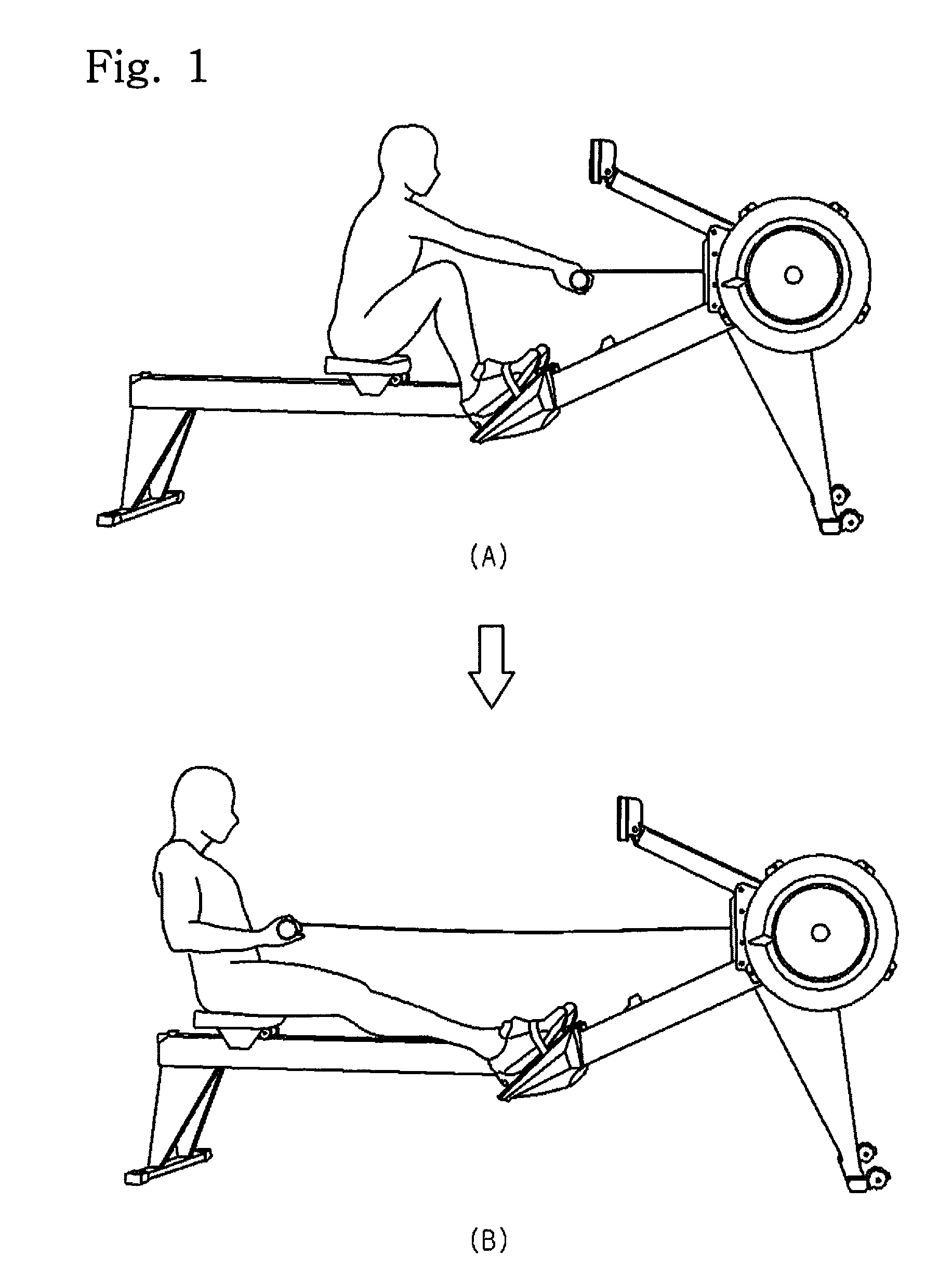 Rowing Machine Exercise-Assisting Device