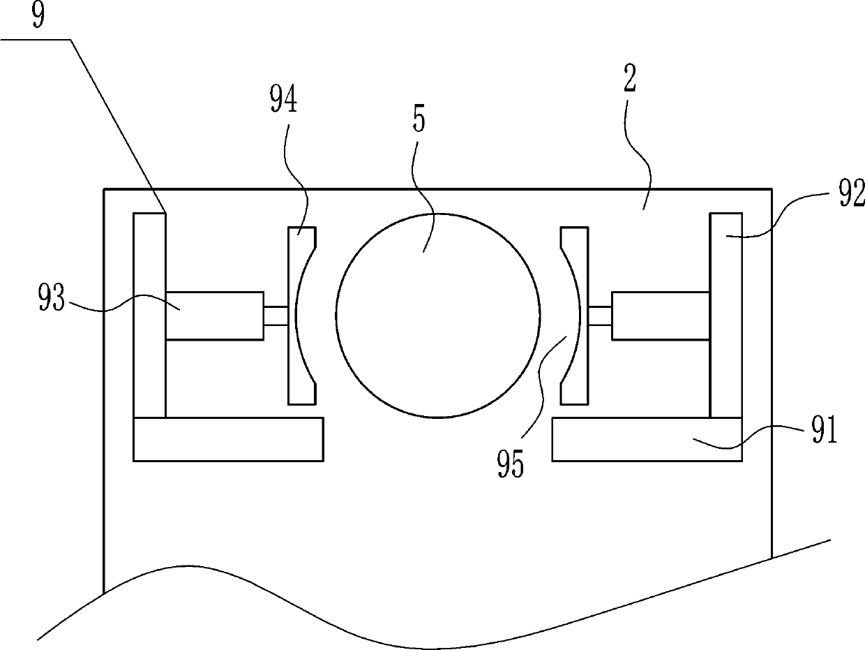 Steel pipe cutting device for engineering material