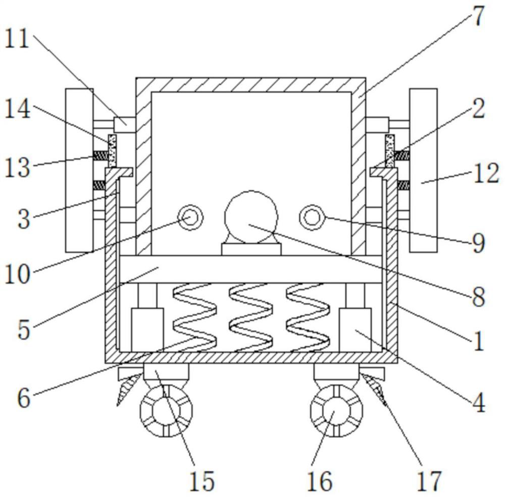 Moving auxiliary device for mounting electromechanical equipment