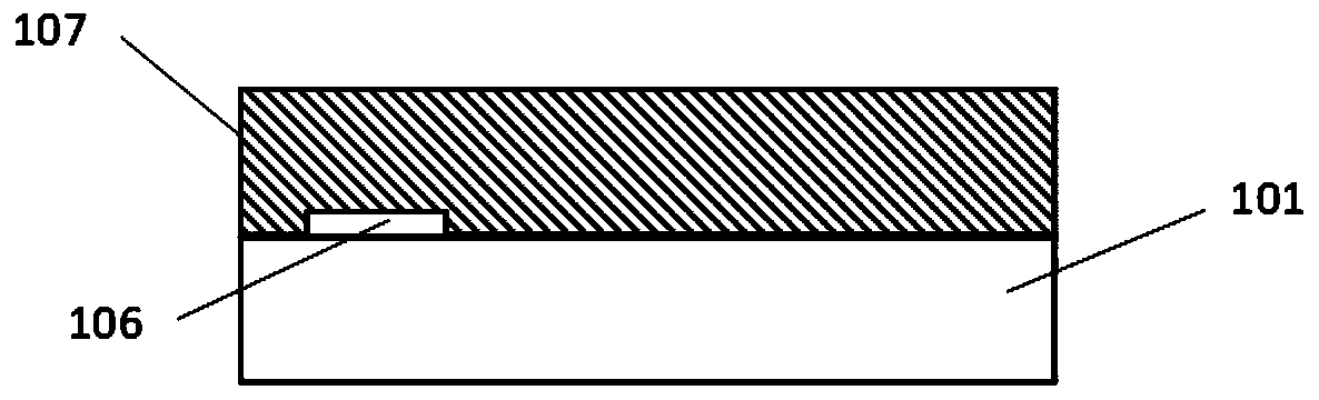 Chip stacking packaging body with electromagnetic shielding function and preparation method thereof