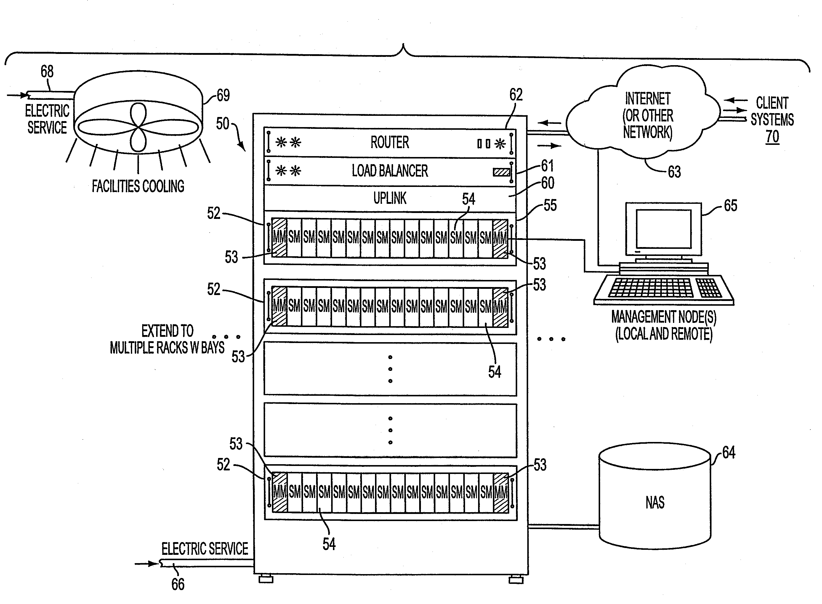 Apparatus and method for modular dynamically power managed power supply and cooling system for computer systems, server applications, and other electronic devices