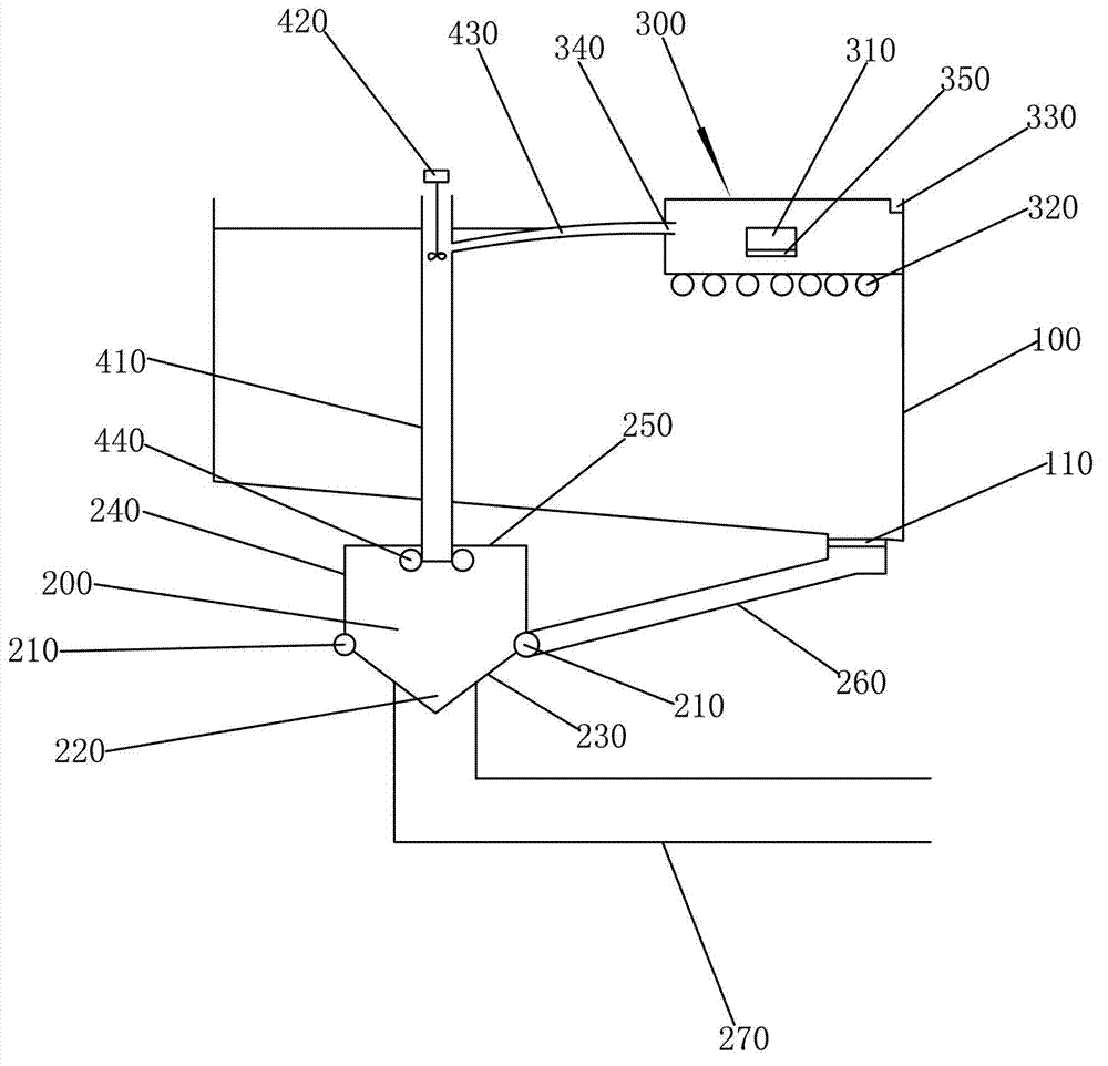 A kind of circulating water device and its working method for prawn farming