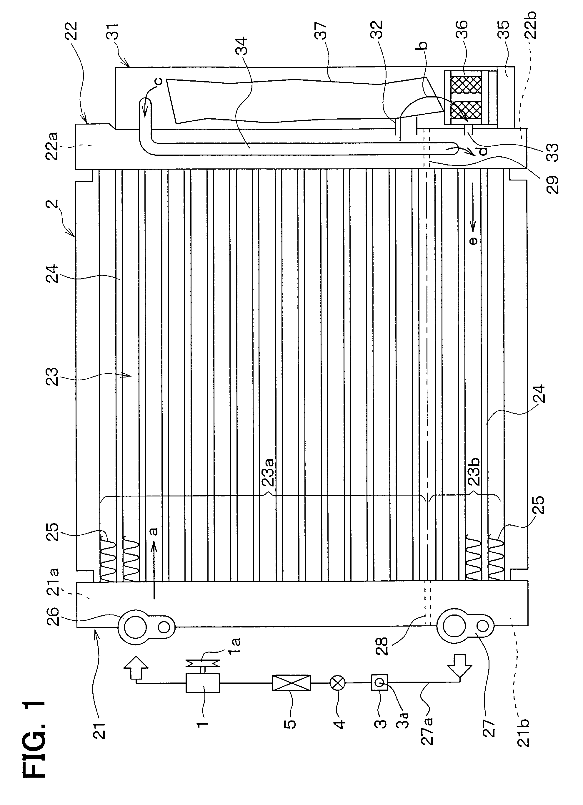 Refrigerant cycle system having discharge function of gas refrigerant in receiver