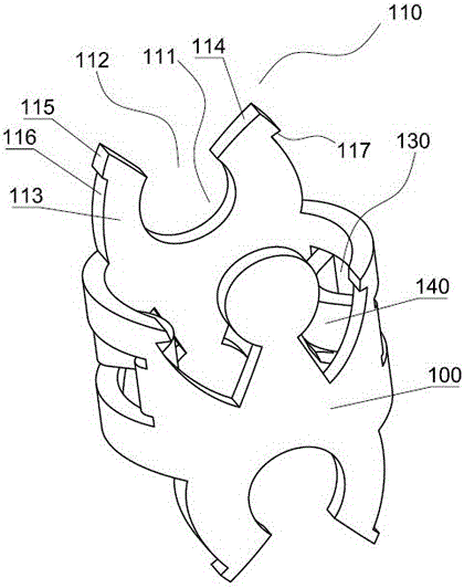 Endoscope snake bone structure and endoscope