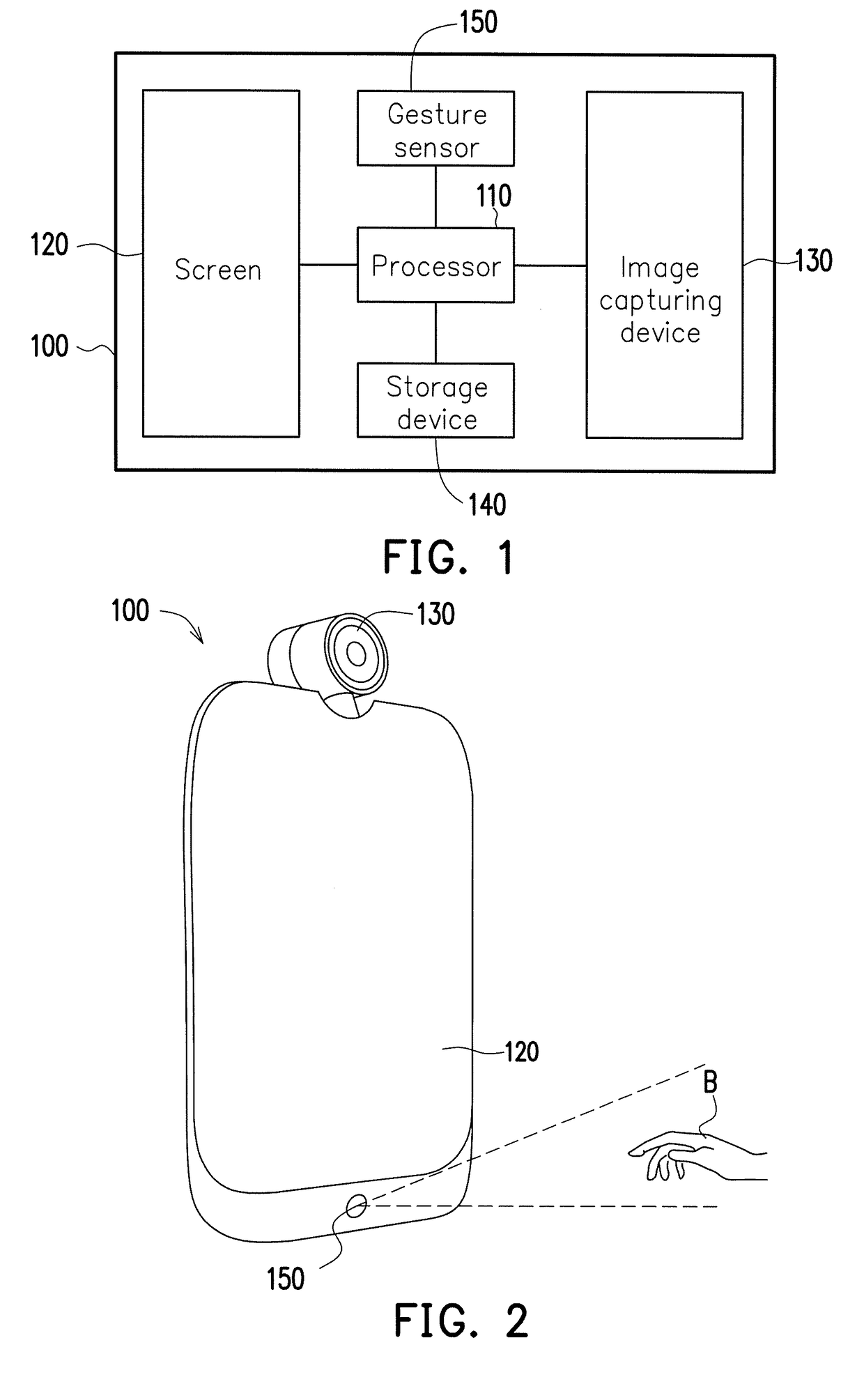Electronic make-up mirror device and background switching method thereof
