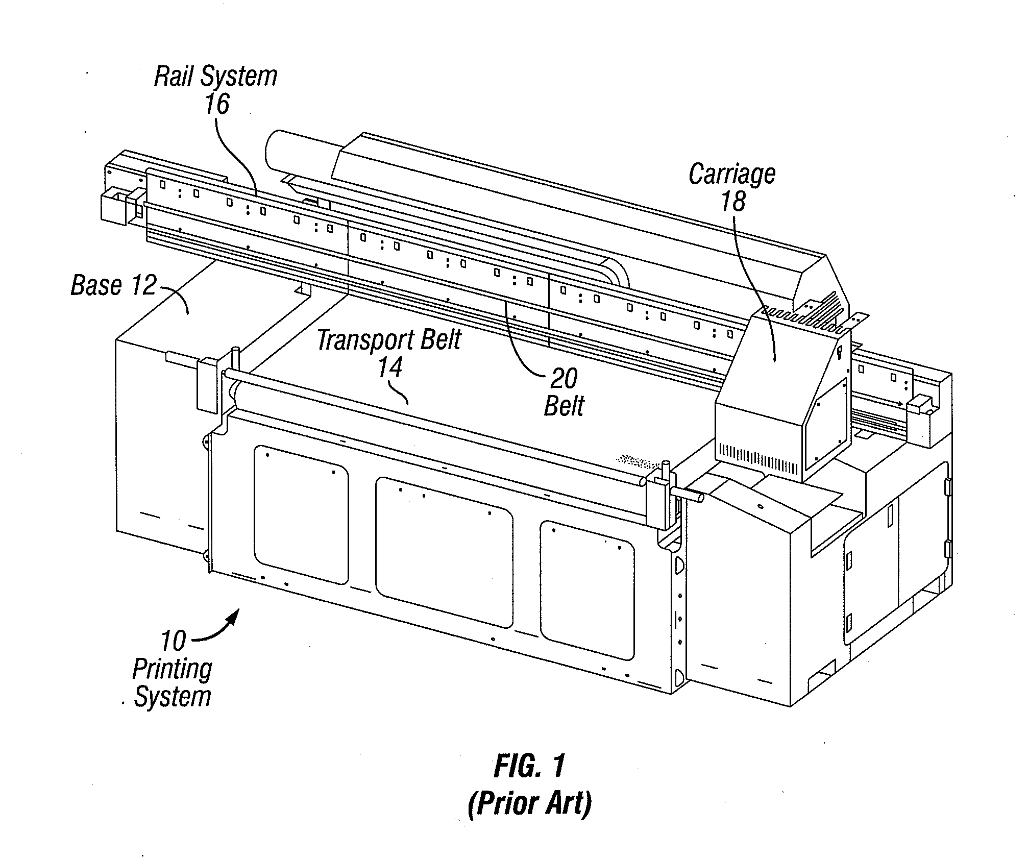 Printing system for application of a patterned clear layer for reducing gloss banding