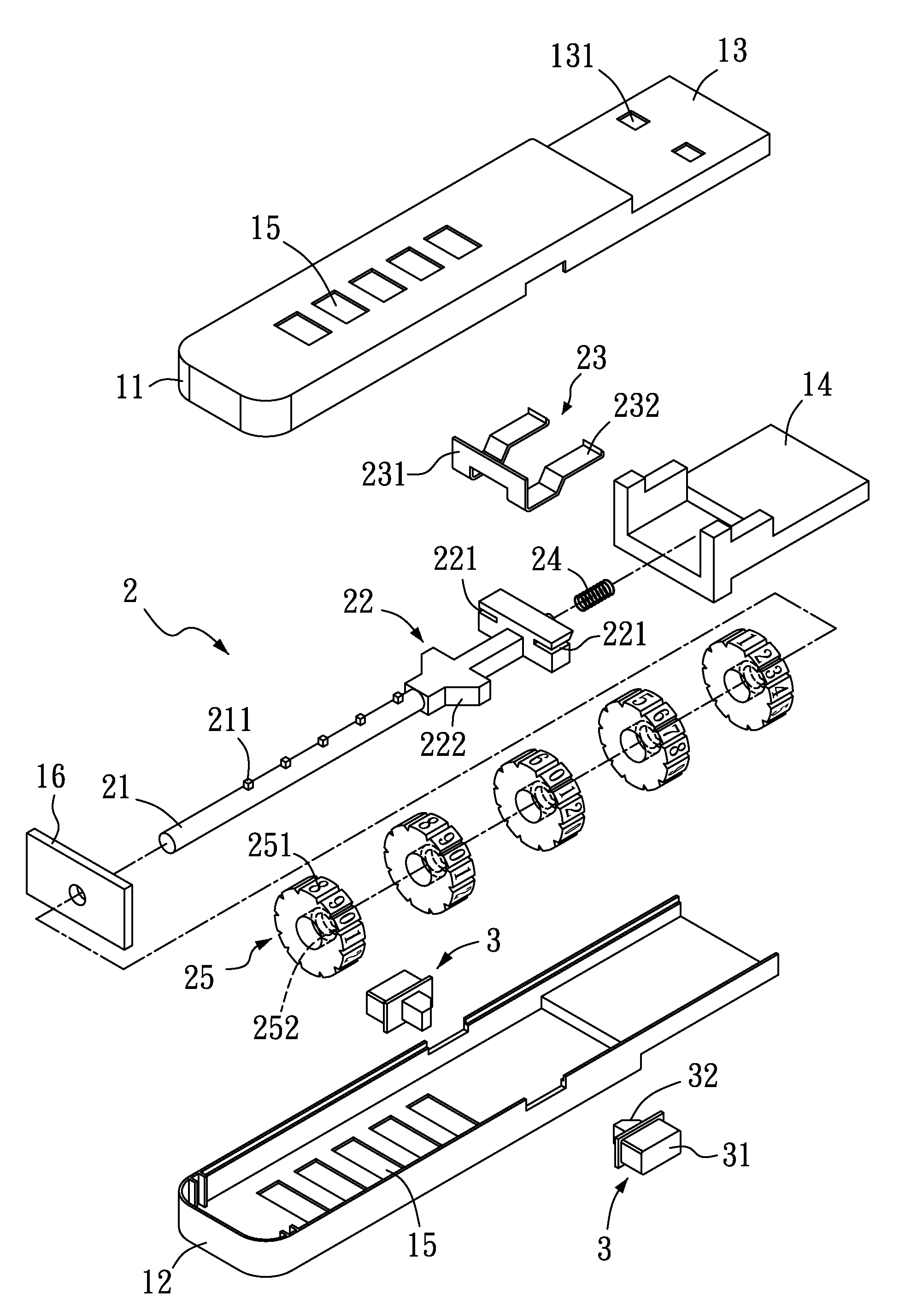 Locking device for a connecting port on a computer