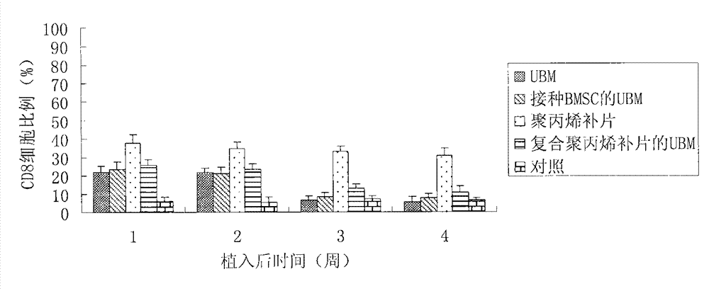 Biological composite patch for female pelvic floor and manufacturing method thereof