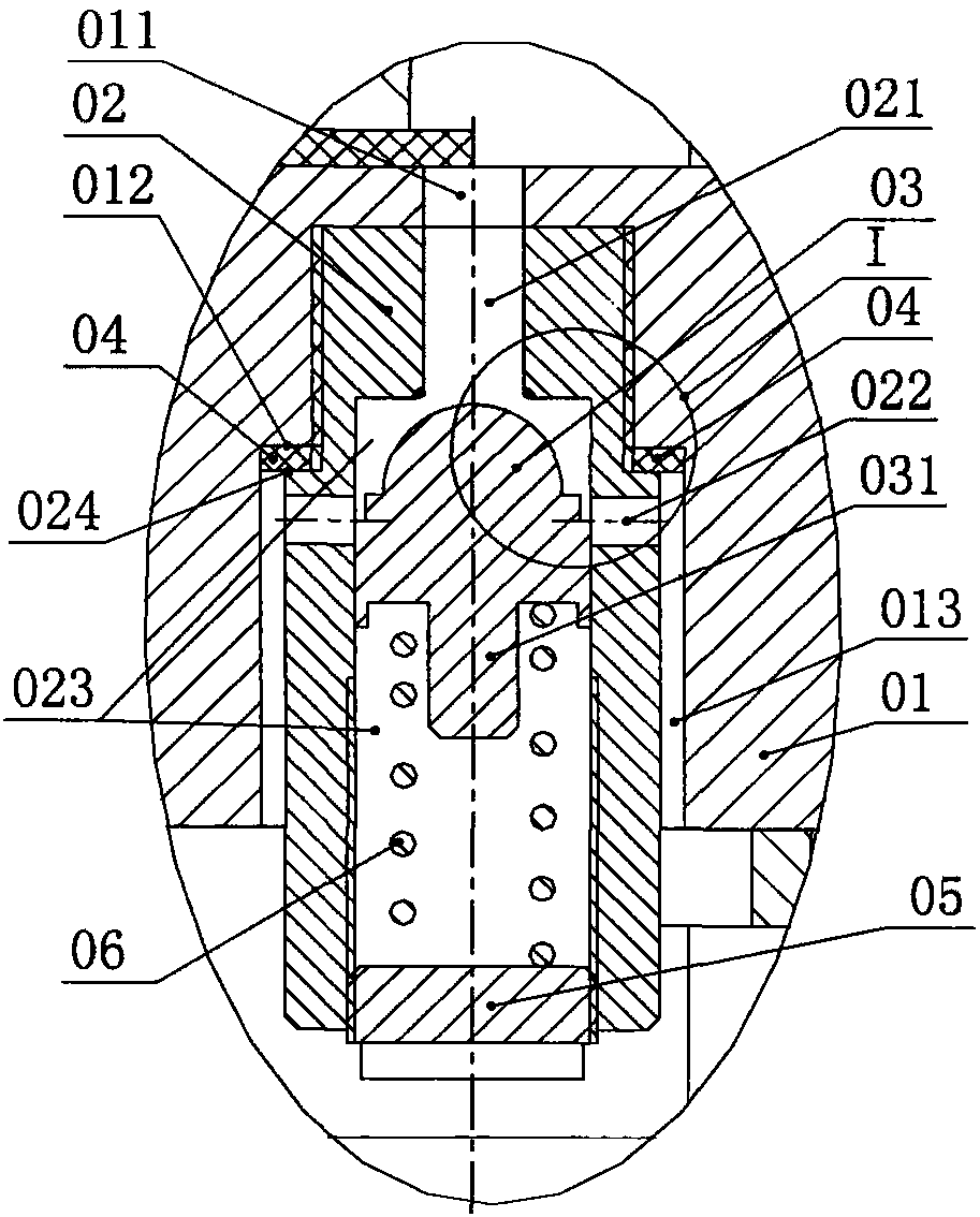 Safety valve of telescopic air cylinder