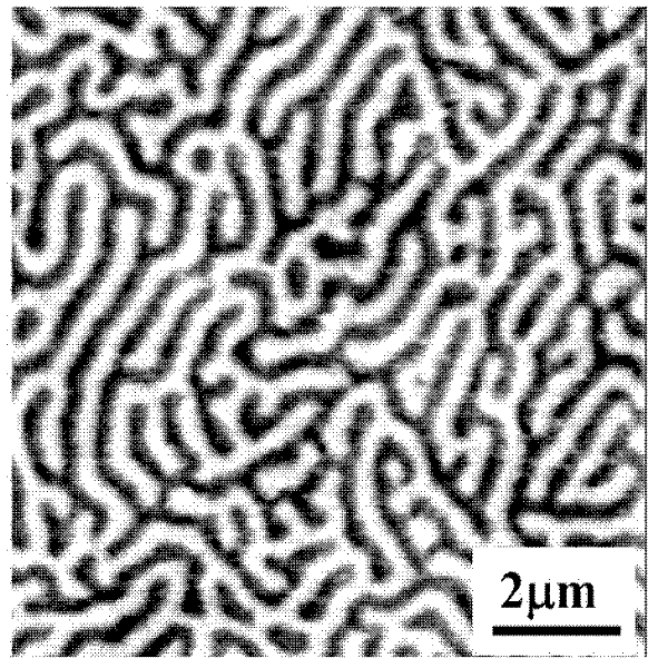 Magnetic force microscopy probe with low magnetic moment and high coercive force and manufacturing method thereof