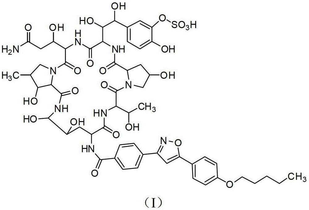 A kind of pharmaceutical composition of micafungin or its salt