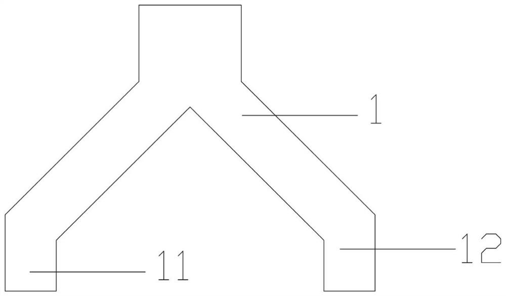 Construction method of embedded lower chord member propeller strut web member fabricated truss