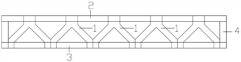 Construction method of embedded lower chord member propeller strut web member fabricated truss