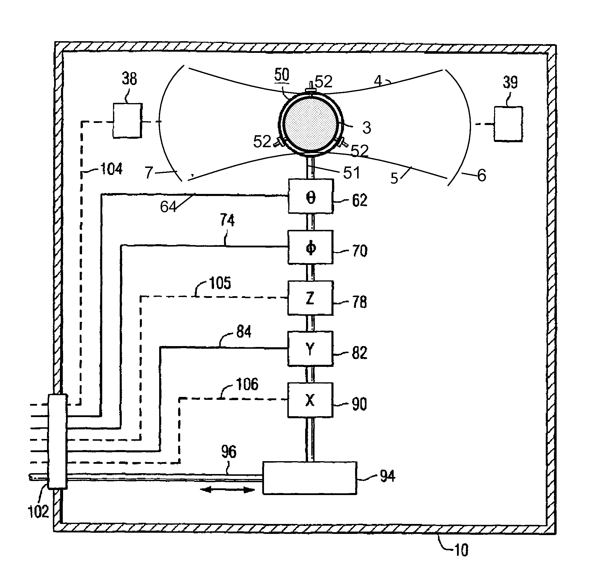 Microwave cavity with dielectric region and method thereof