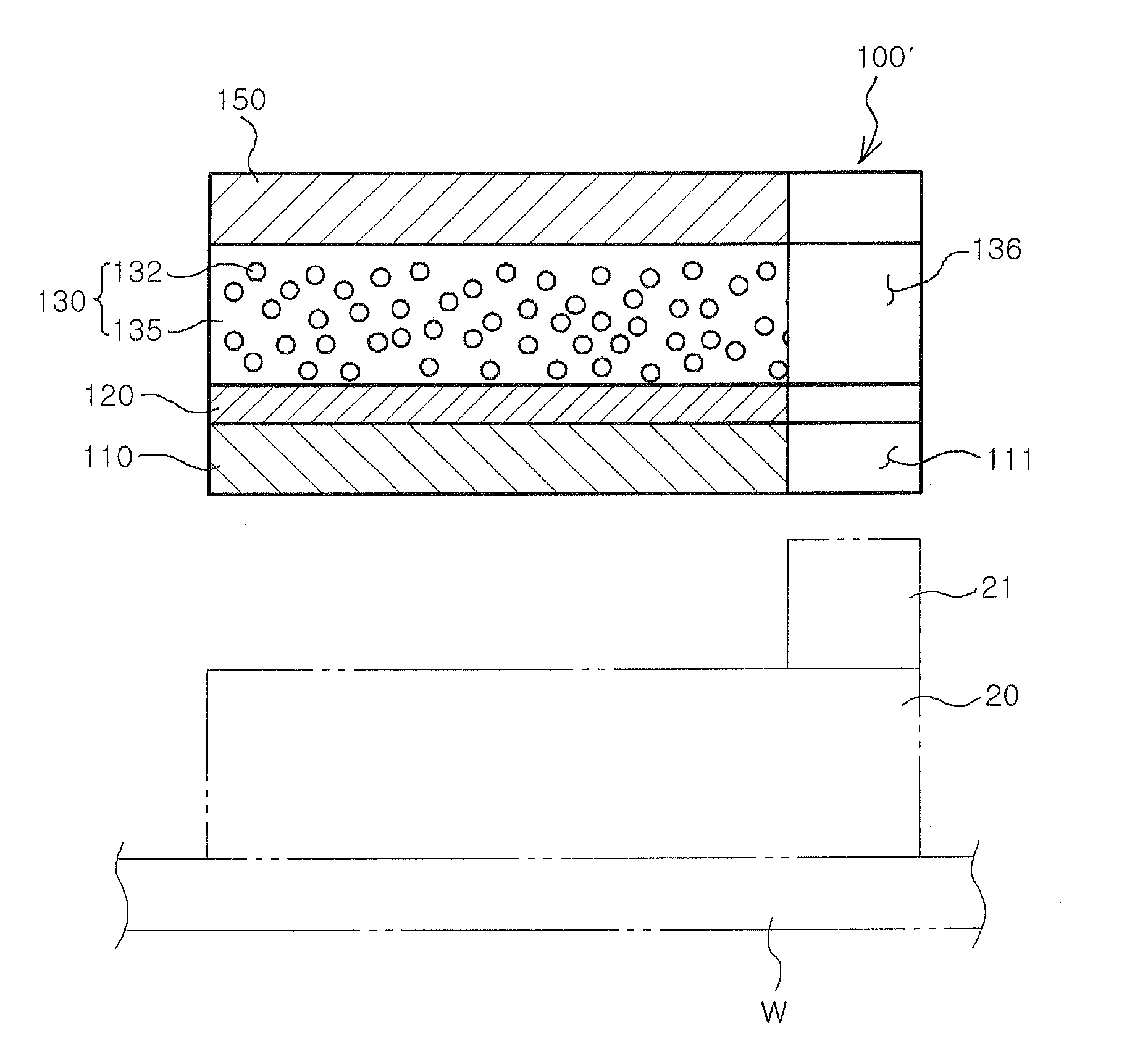 Phosphor film, method of manufacturing the same, coating method of phosphor layer, method of manufacturing LED package, and LED package manufactured thereby