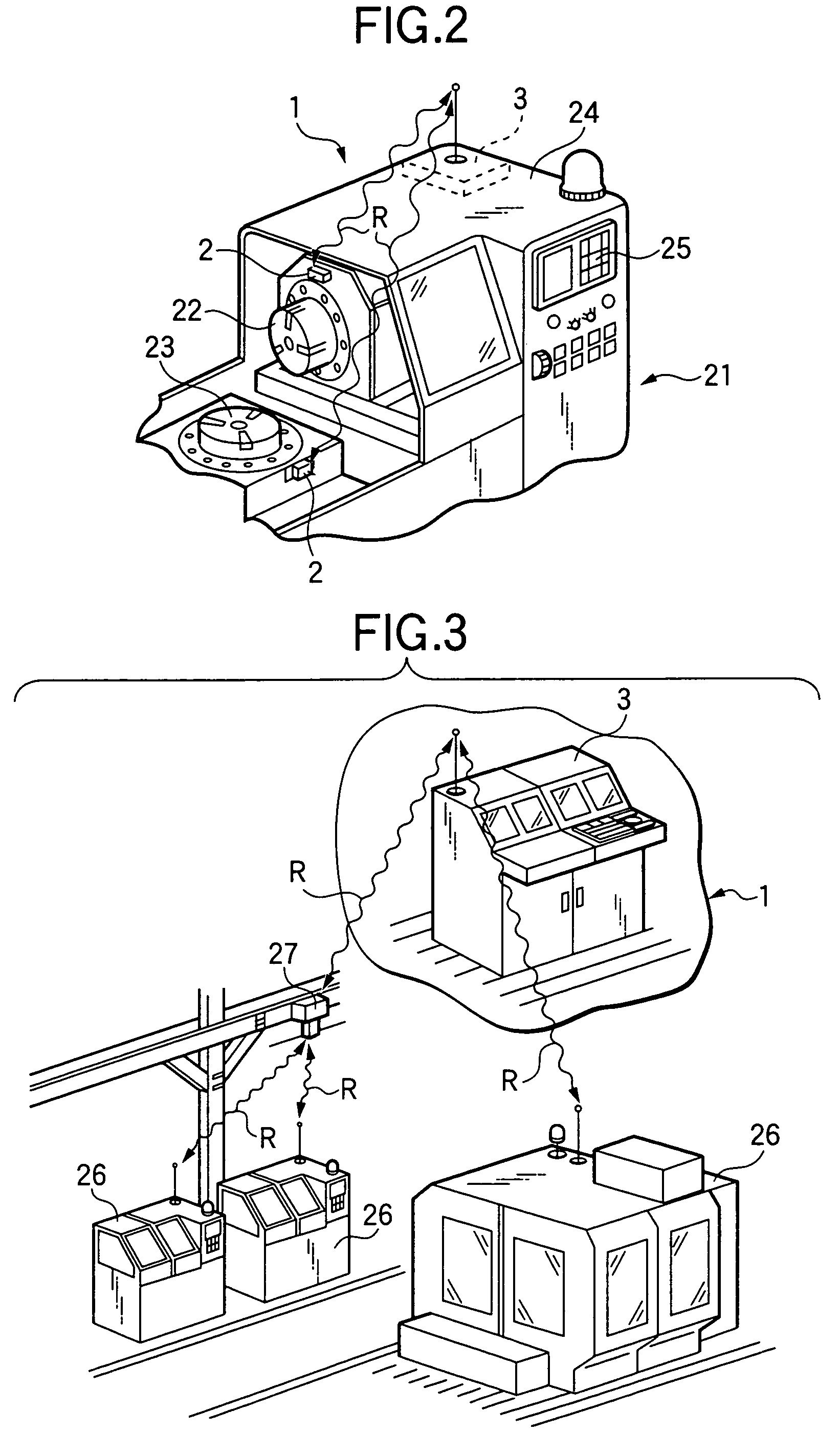 Wireless sensor, rolling bearing with sensor, management apparatus and monitoring system