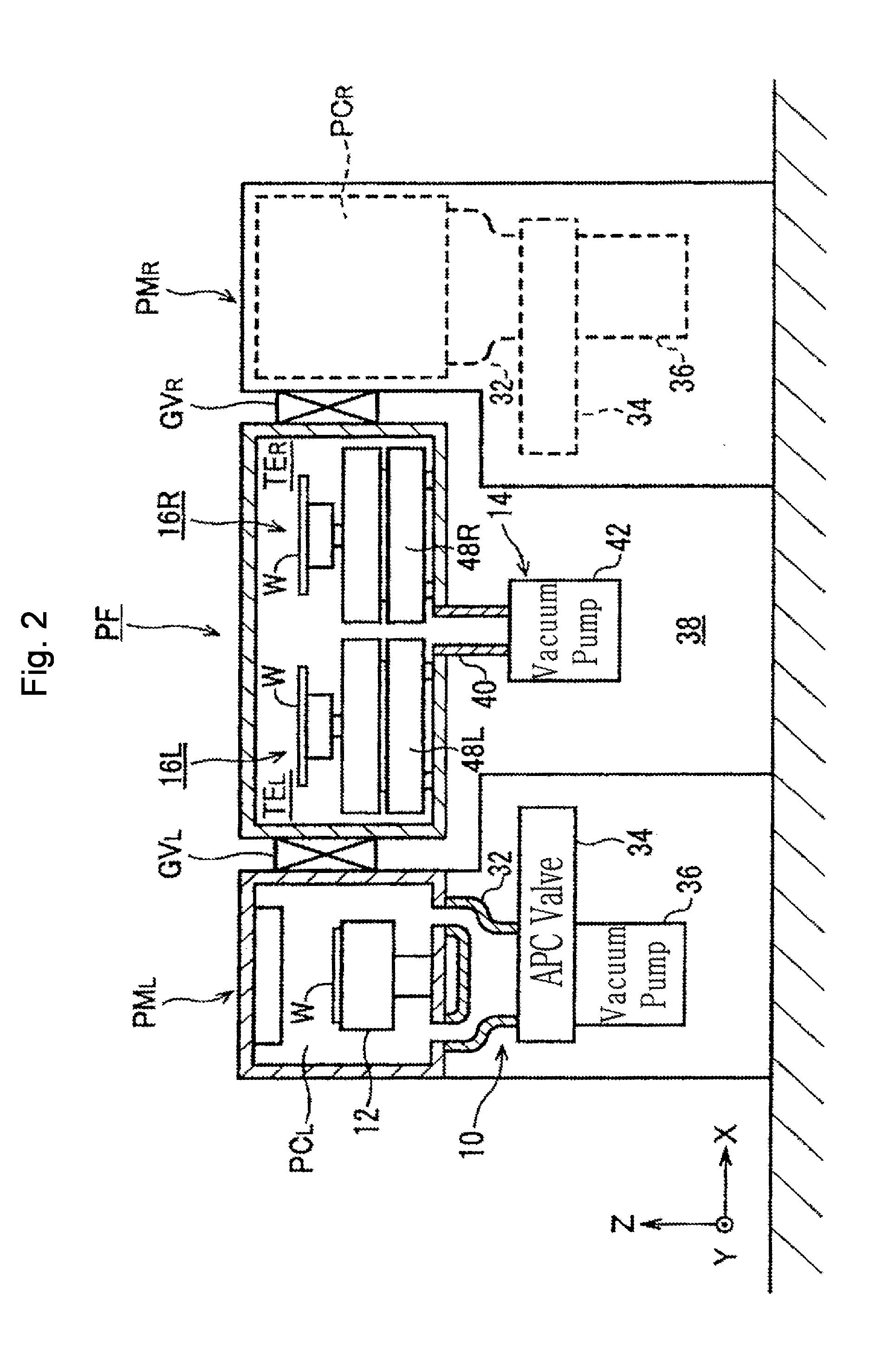 Vacuum processing apparatus and vacuum transfer apparatus