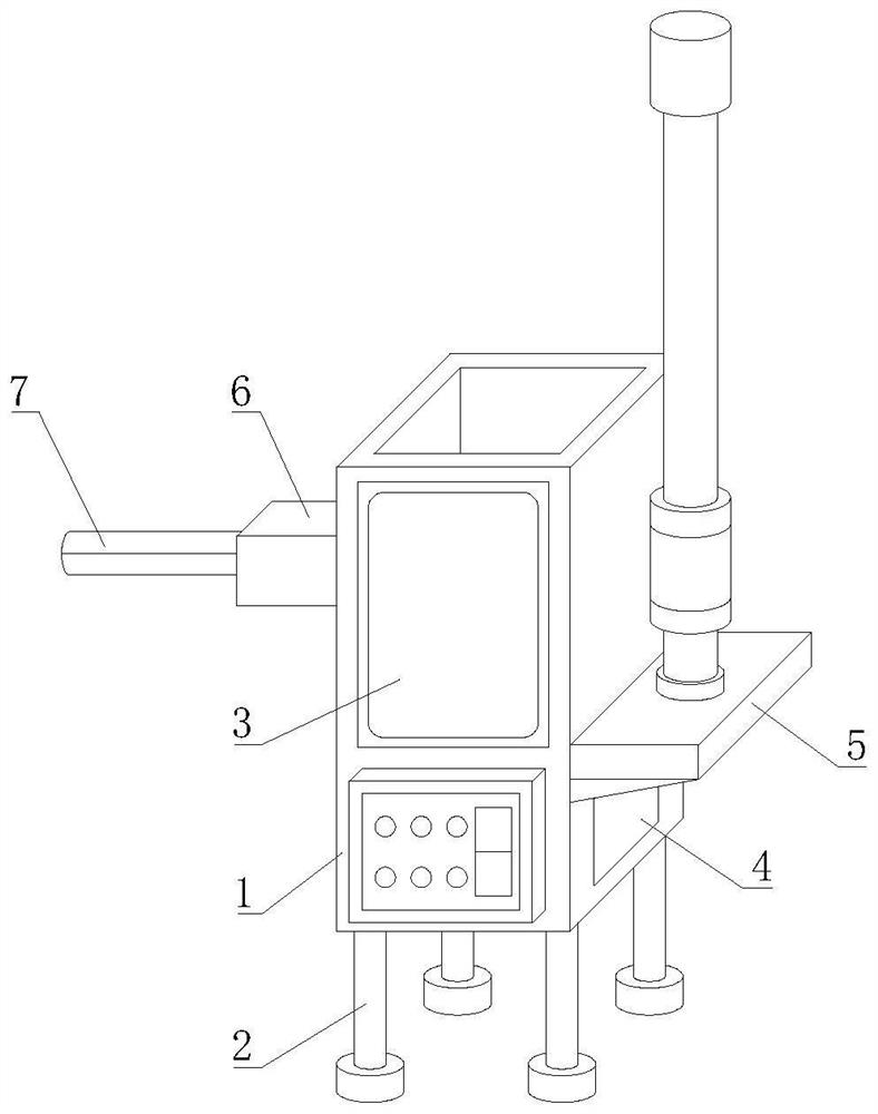 Processing and storing device for chemical fiber sewing threads