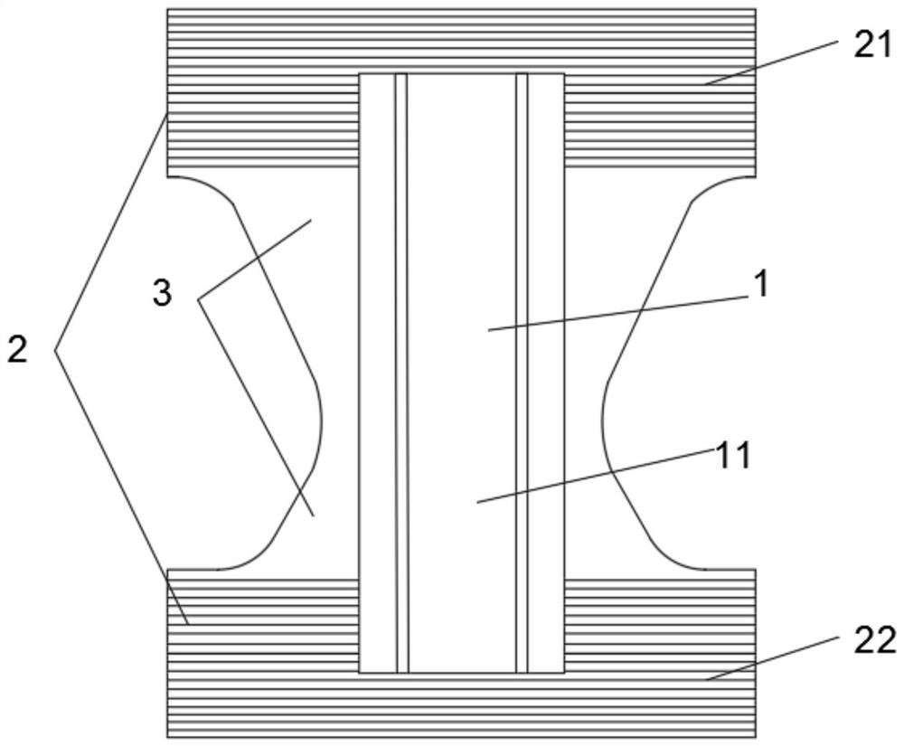 One-piece type paper diaper production process