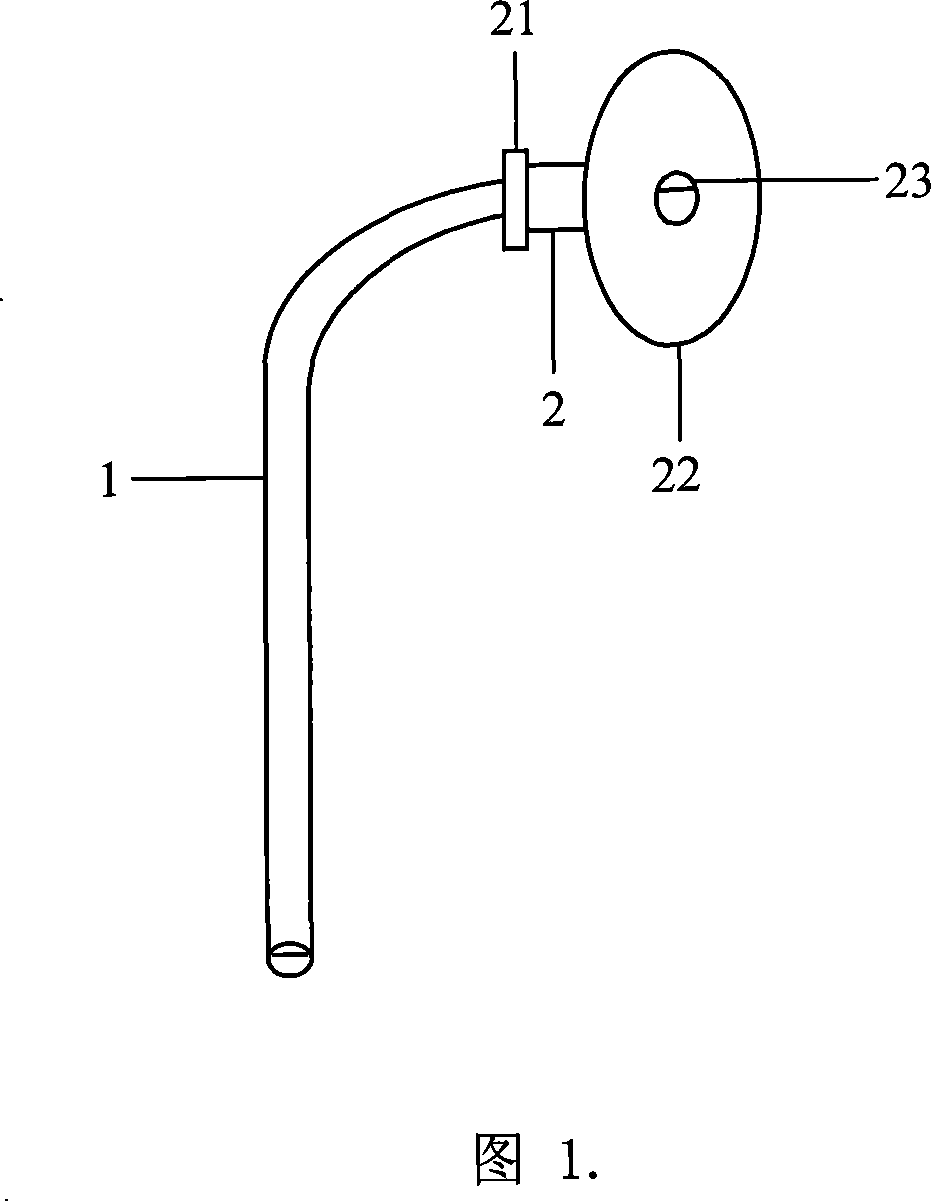 A wrapper tube of capsule inner mirror oesophagus examination assistance machine