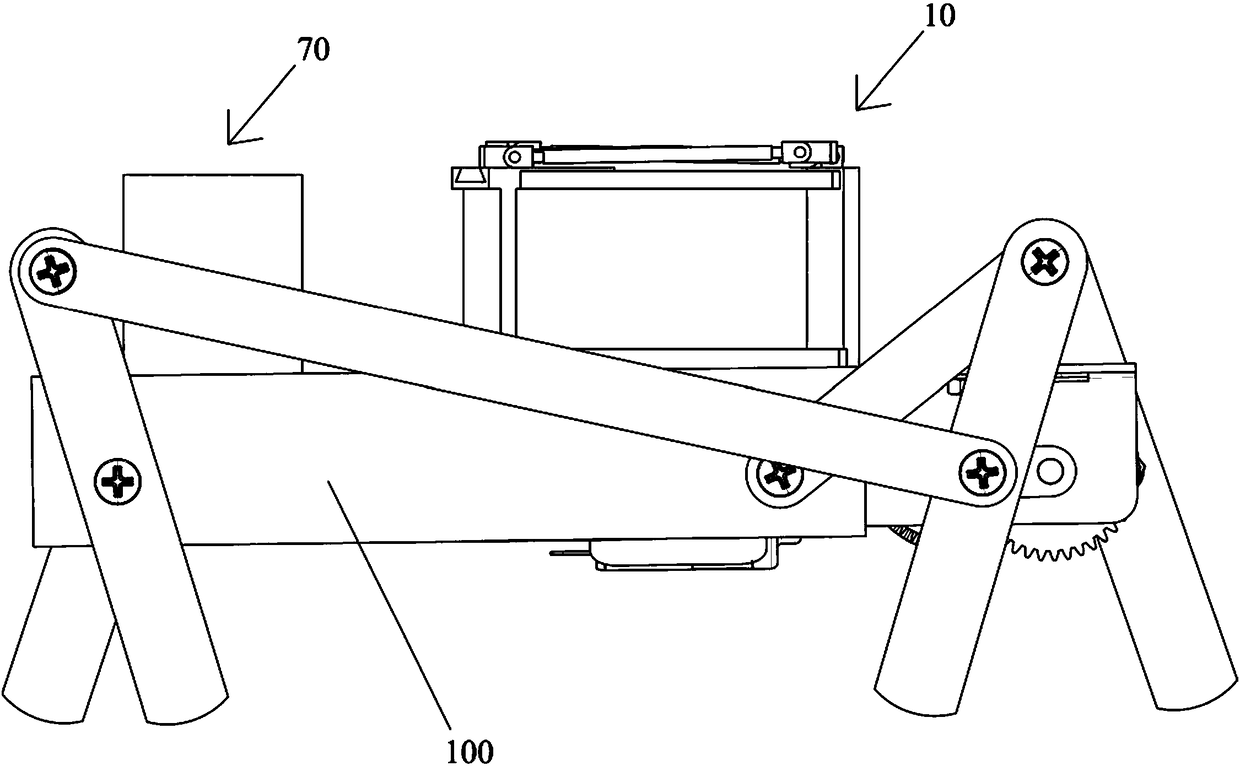 Environment-friendly quadruped robot for building