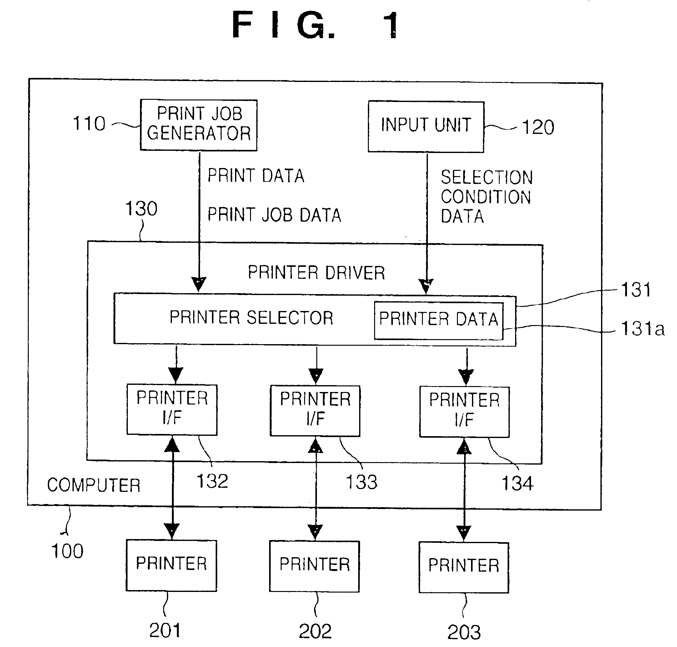 Designating an image processing apparatus based on limited selection conditions