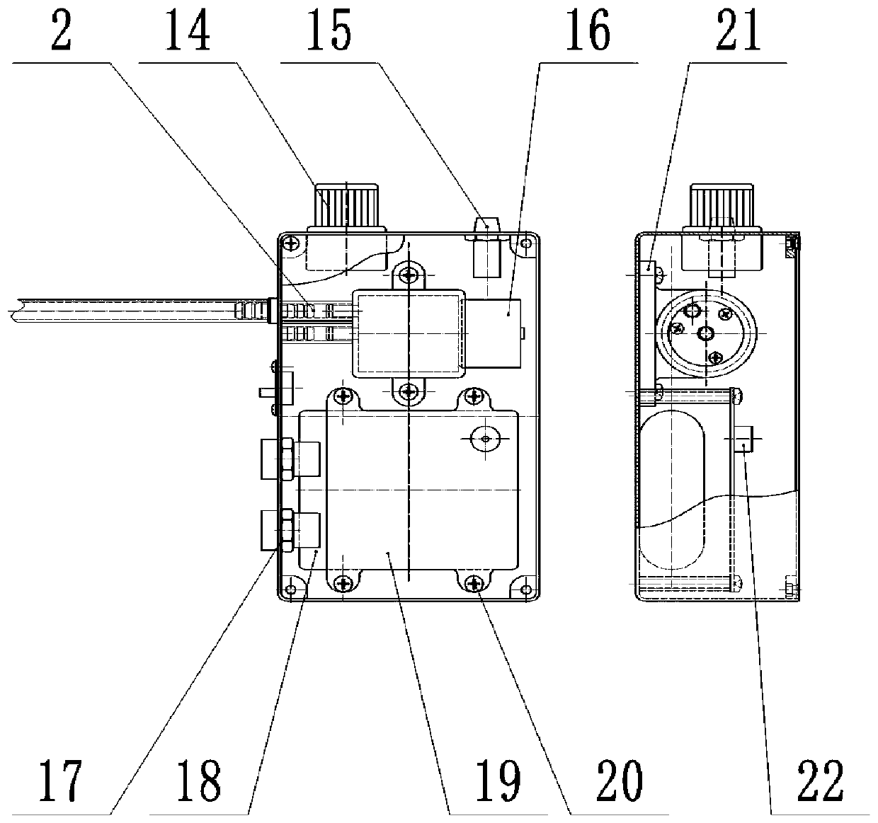 Adjustable type full-automatic negative pressure drainage apparatus