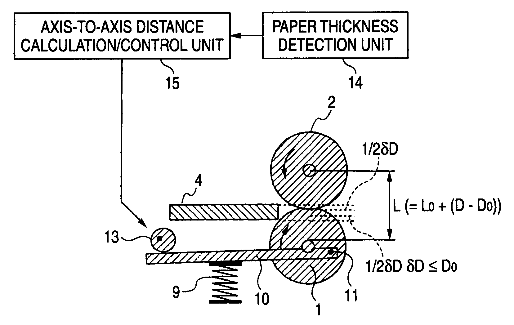 Fixing device and electro-photographic recording apparatus using the same