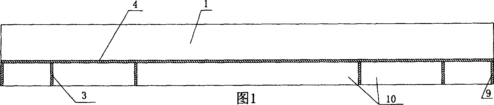 Water floating transporting method for super-large component