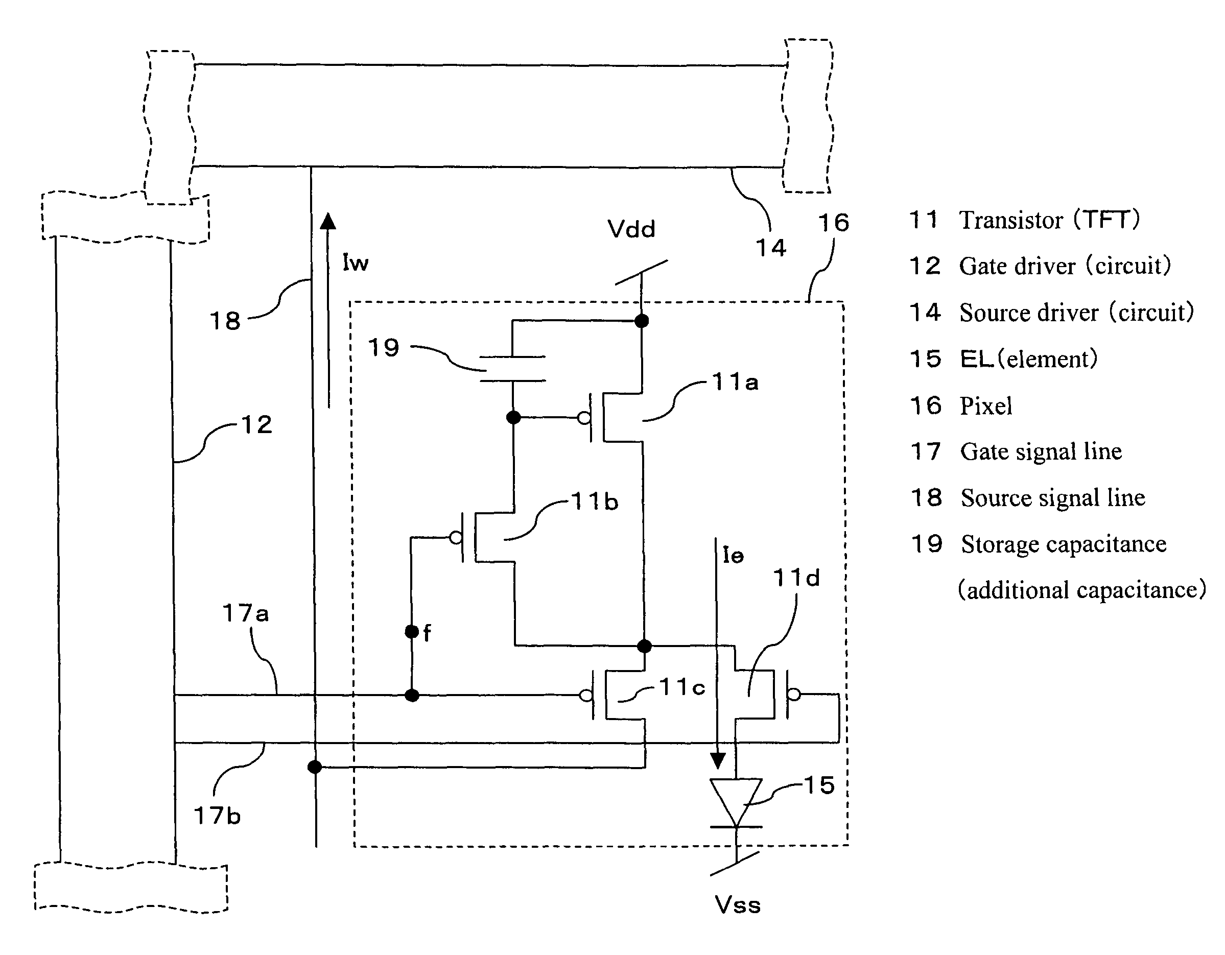 EL display apparatus and drive method of EL display apparatus