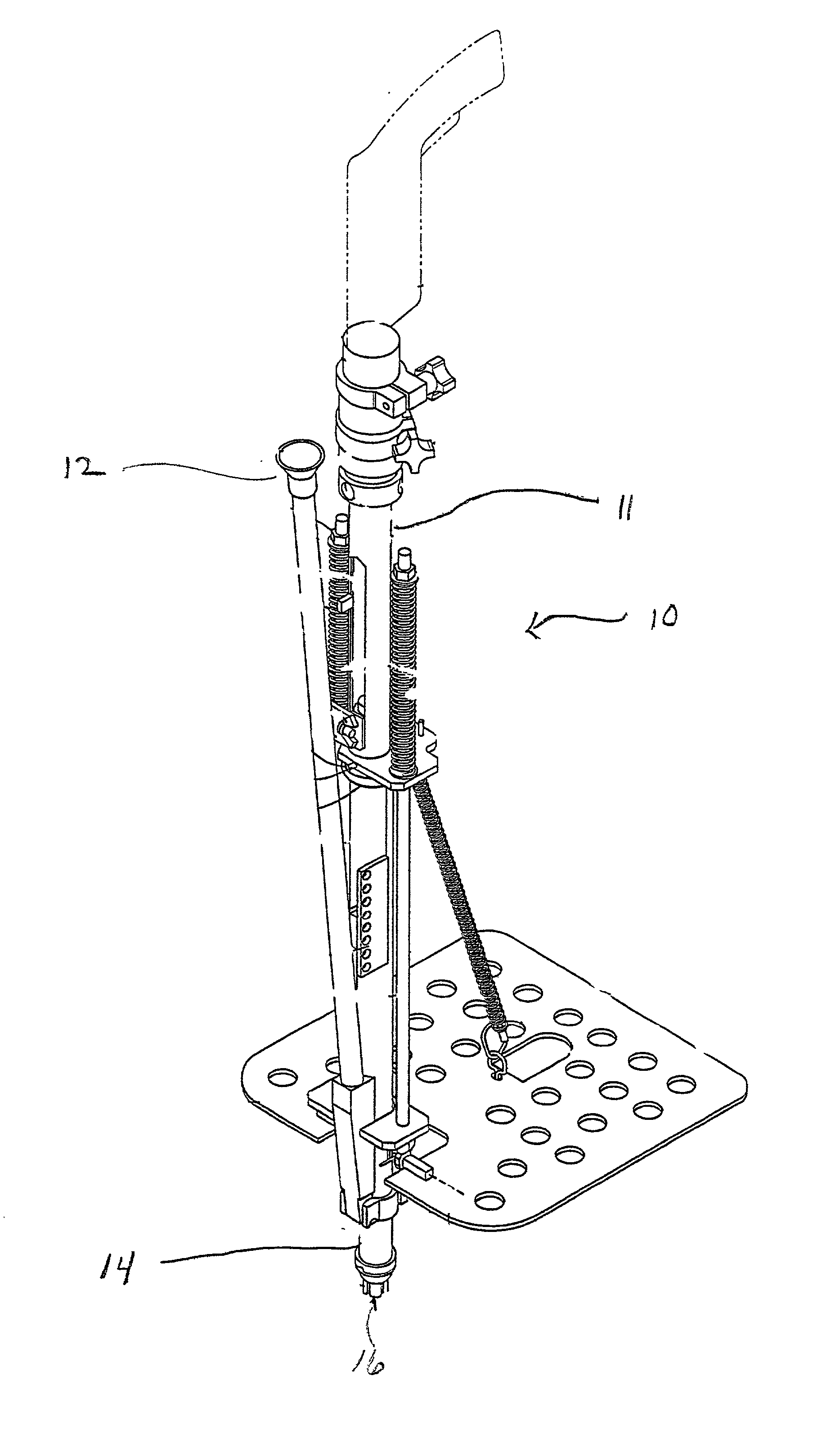 Adjustable-length end piece for a fastener drive tool