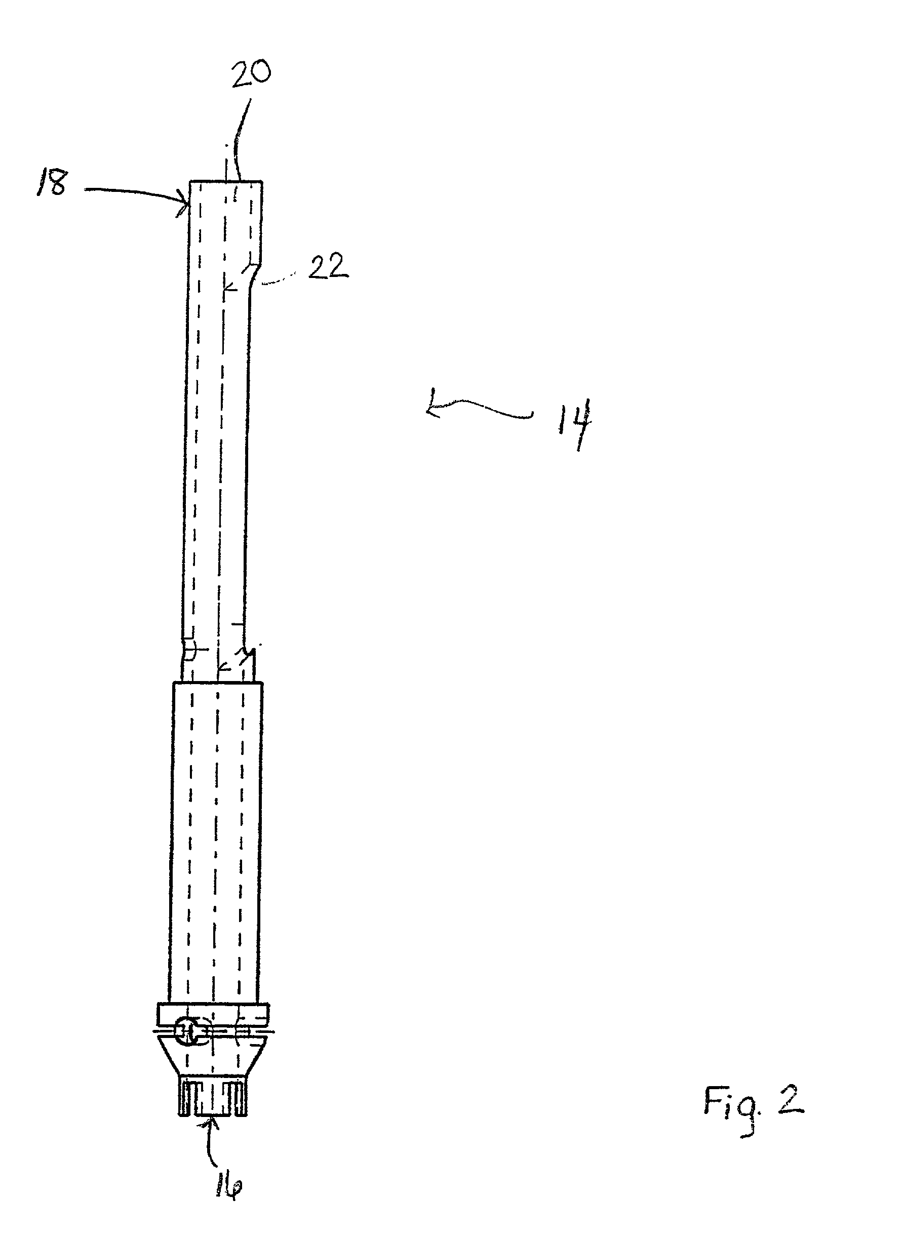 Adjustable-length end piece for a fastener drive tool