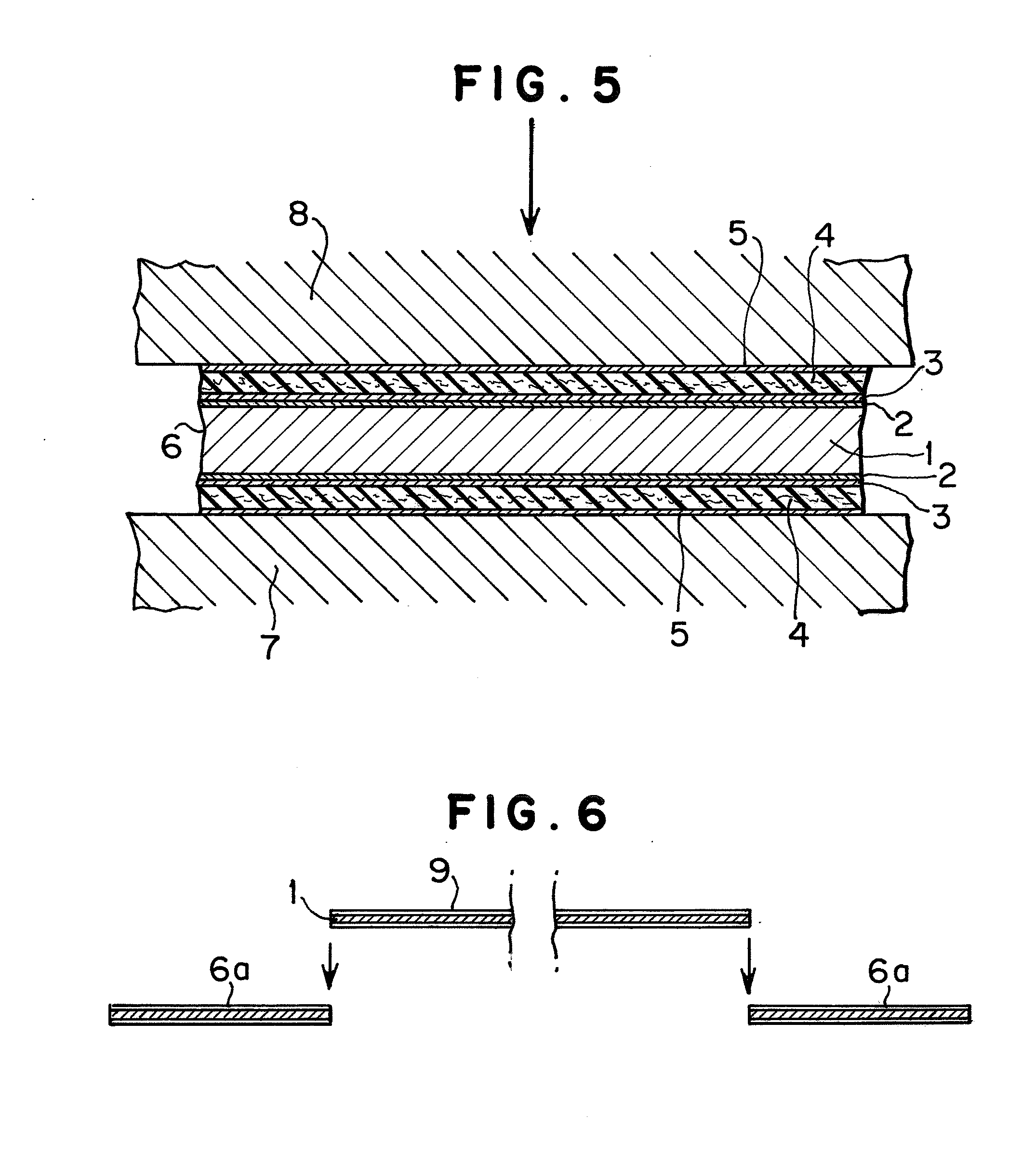 Gasket material and method for manufacturing the same