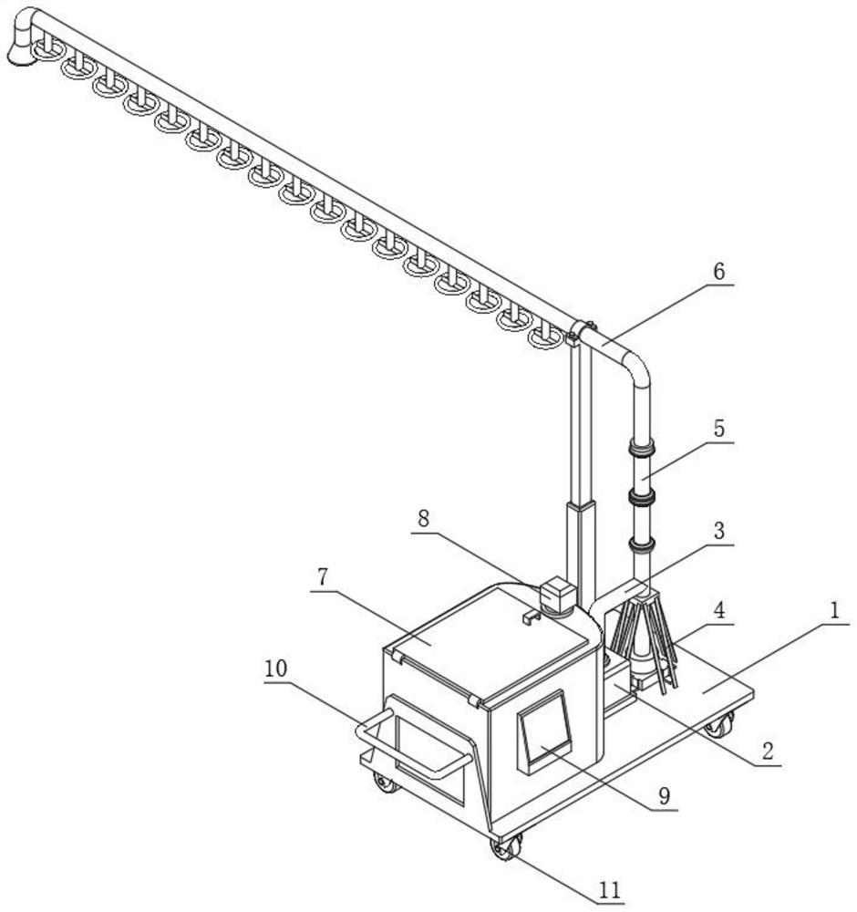 Agricultural planting irrigation device