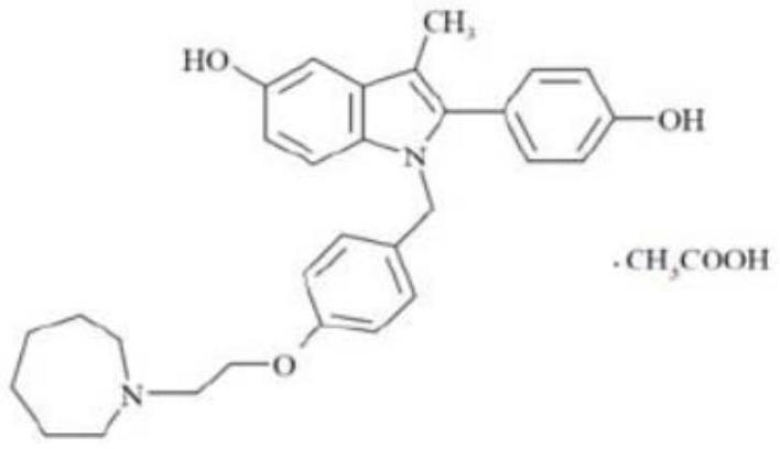 Bazedoxifene acetate composition and bazedoxifene acetate film-coated tablet preparation method