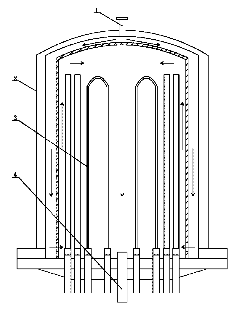 Surface treatment method for C-C heating element