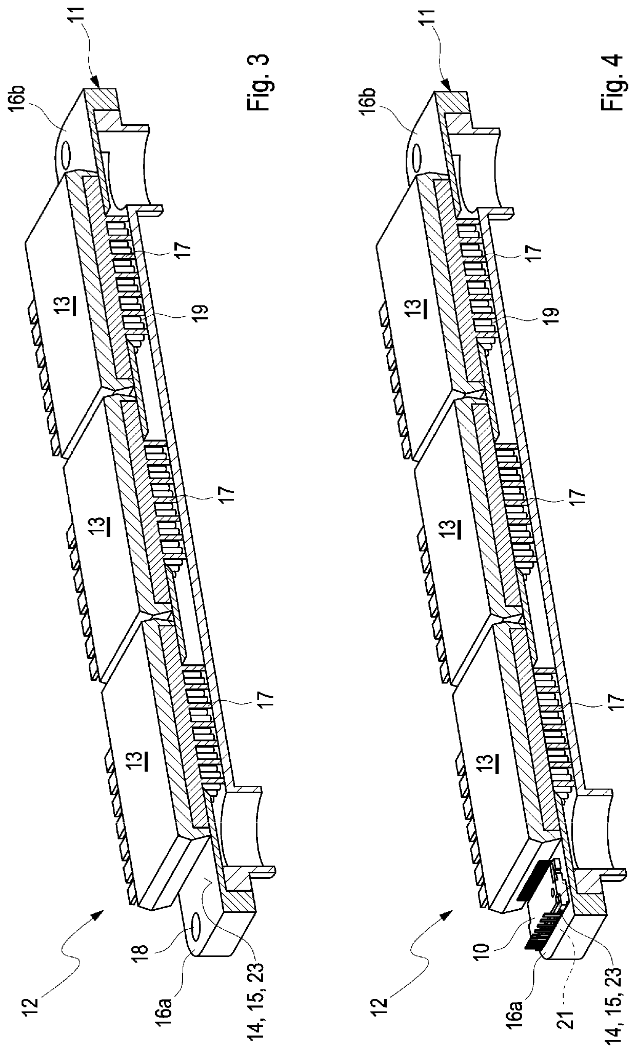 Molded power module with integrated exciter circuit