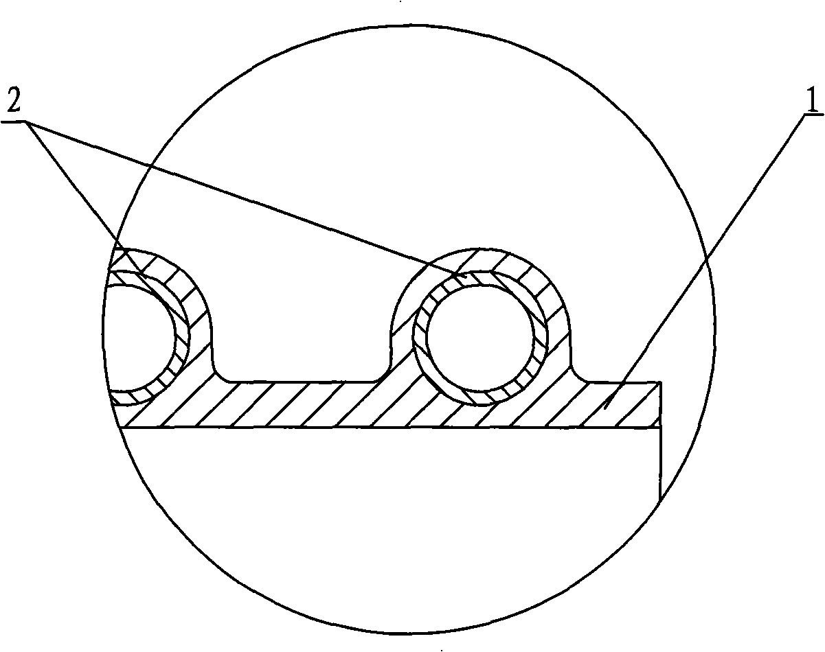 Rotational molding plastic composite pipes with steel rings and manufacturing method thereof