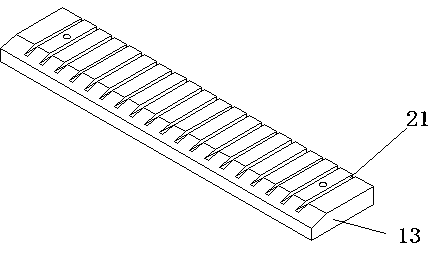 Grid shearing fixation device for lead-acid storage battery