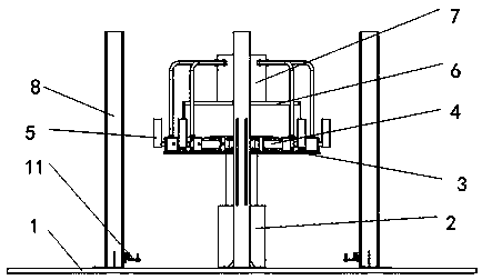 Large fan welding positioning tooling and large fan welding positioning method