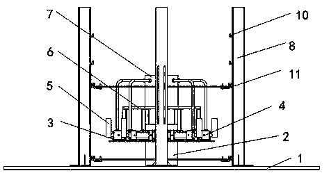 Large fan welding positioning tooling and large fan welding positioning method