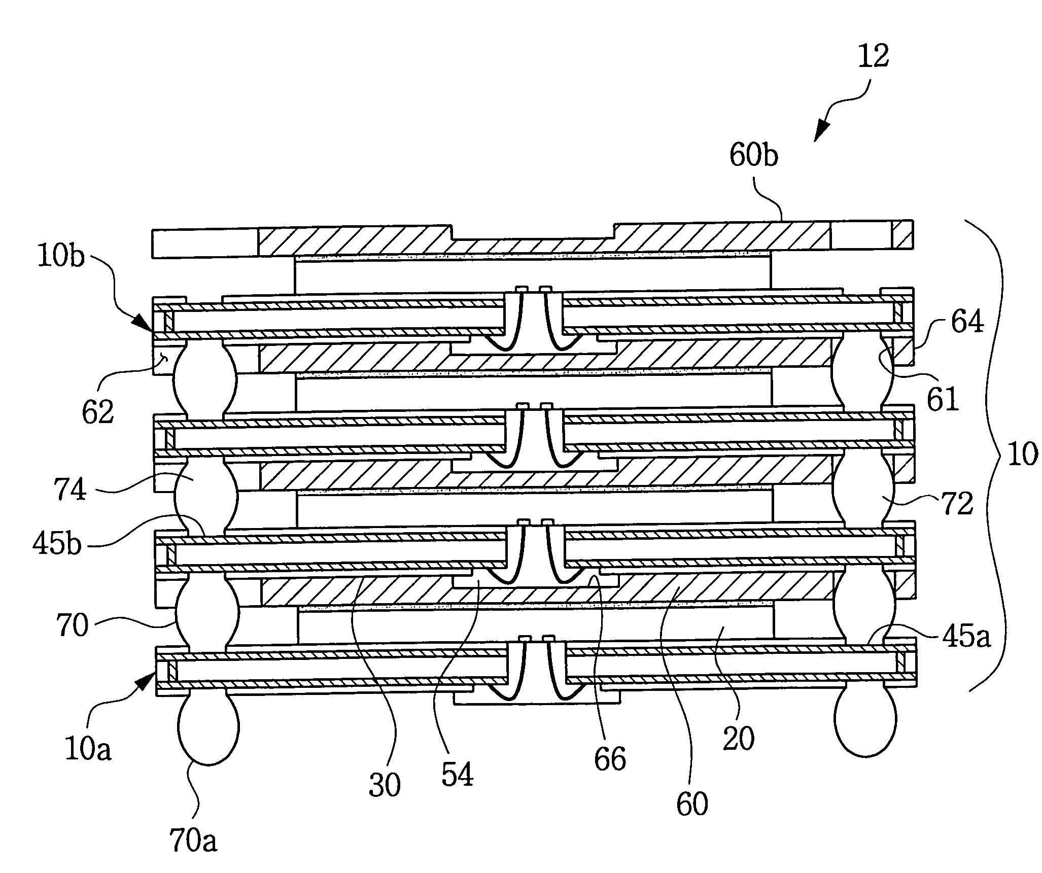 Semiconductor package having heat spreader and package stack using the same