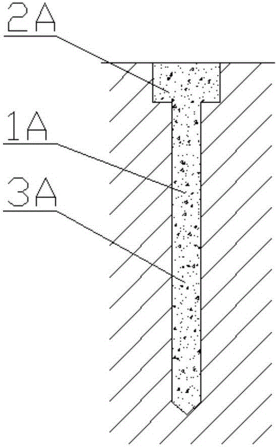 Construction method of T-shaped pile and T-shaped drilling tool for construction of T-shaped cast pile