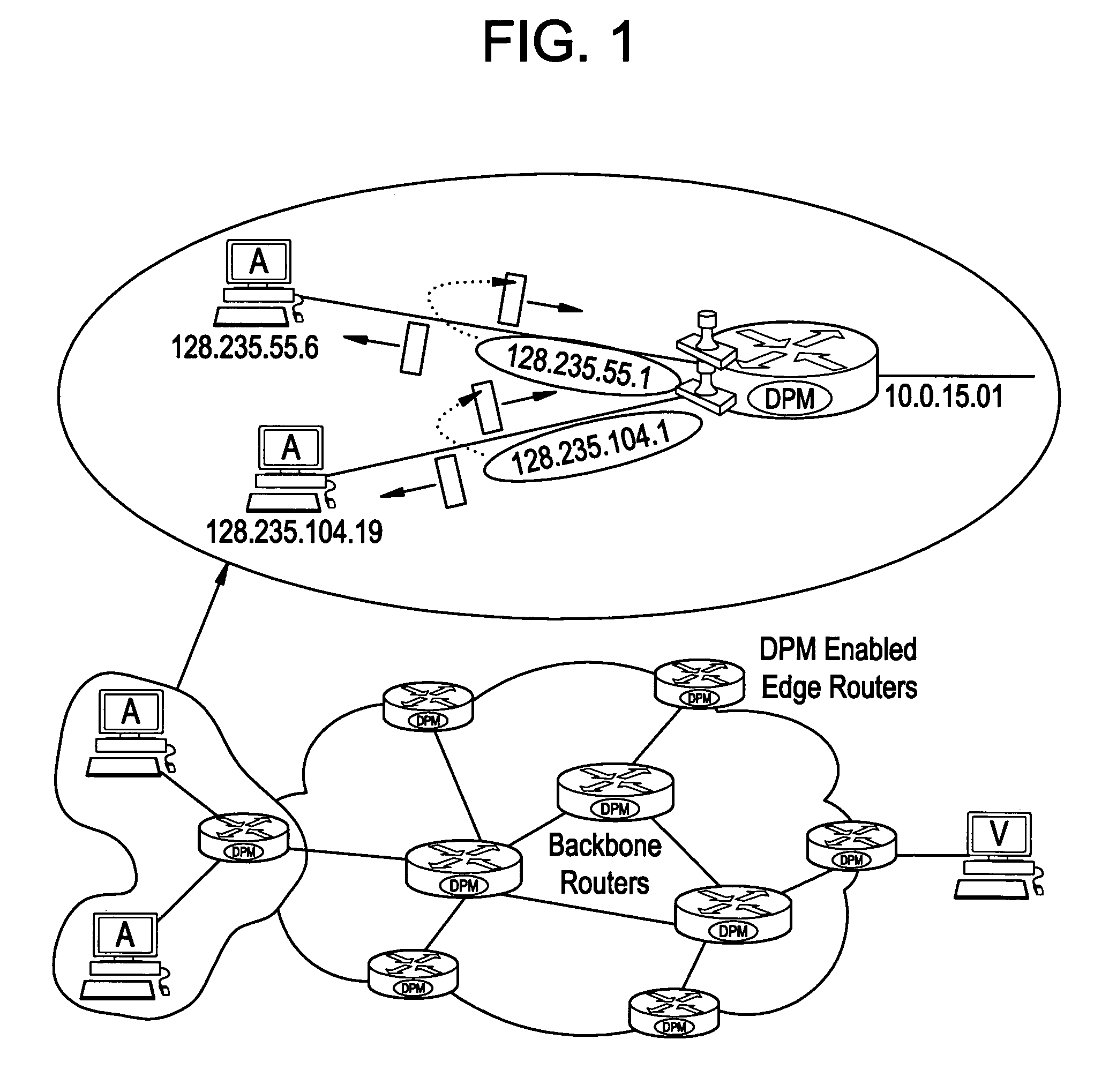 Accomodating fragmentation with deterministic packet marking