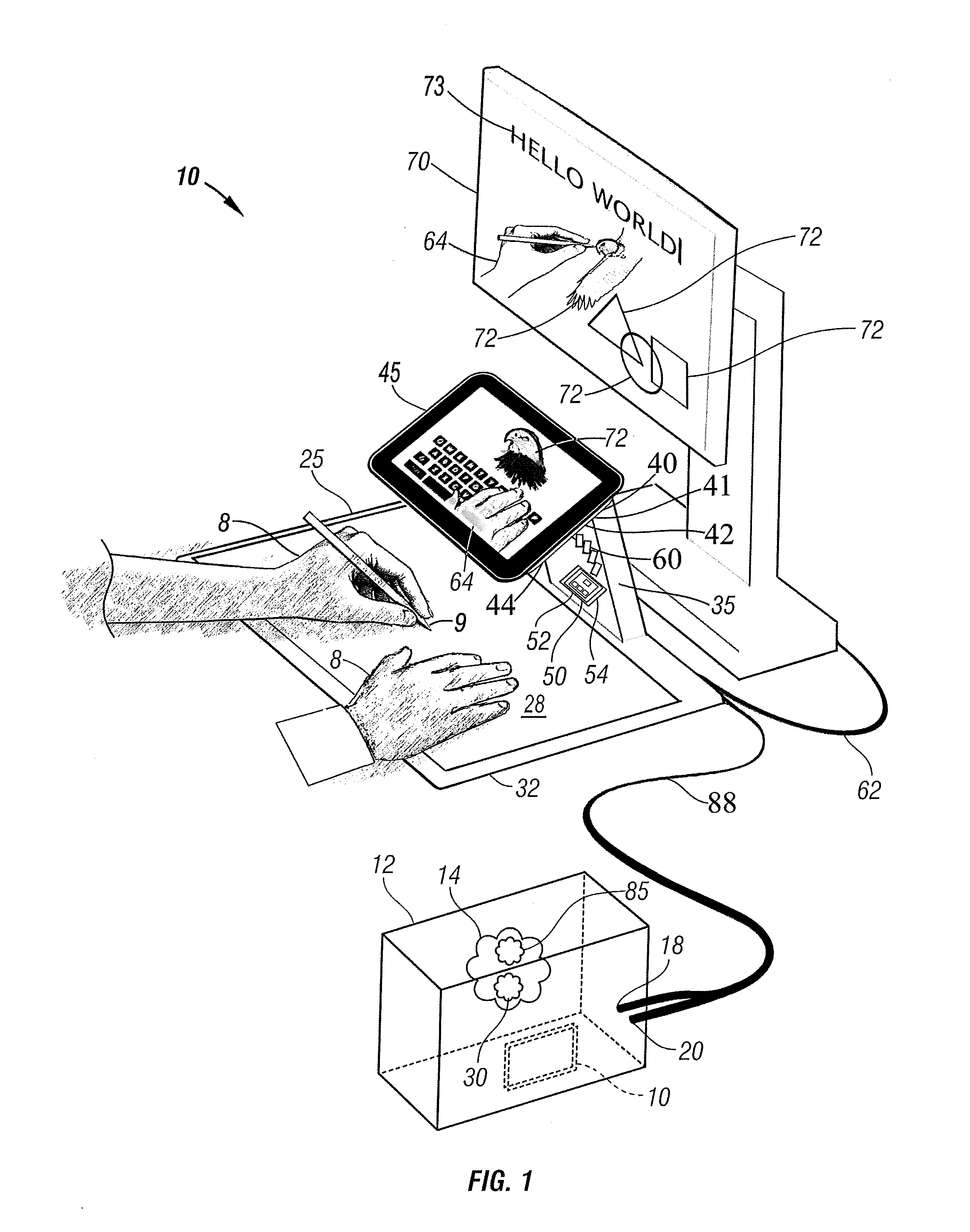 Input Cueing Emmersion System and Method