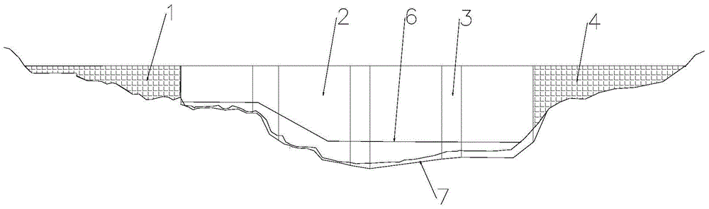 A composite cofferdam structure and its construction method